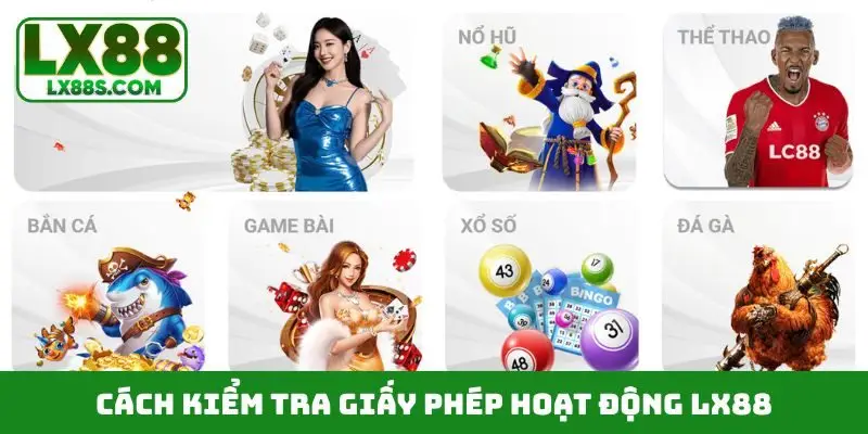 Cách kiểm tra giấy phép hoạt động LX88
