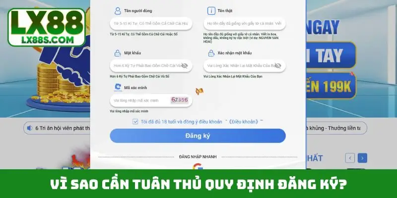 Vì sao cần tuân thủ quy định đăng ký?